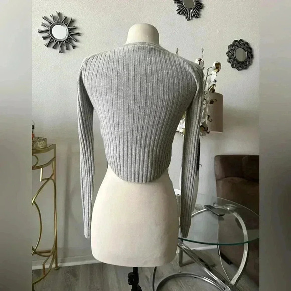 Aritzia Barbaton Wool Nathaniel Crop Top size xs - Picture 3 of 6